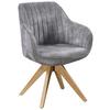 ŽIDLE S PODRUČKAMI RELAX - šedá/barvy buku, Moderní, dřevo/textil (60/82/62cm) - Mömax