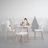 Dětská sedací souprava DESSY bílá - bílá, Moderní, dřevo/plast (60/48/60cm) - Bessagi Kids