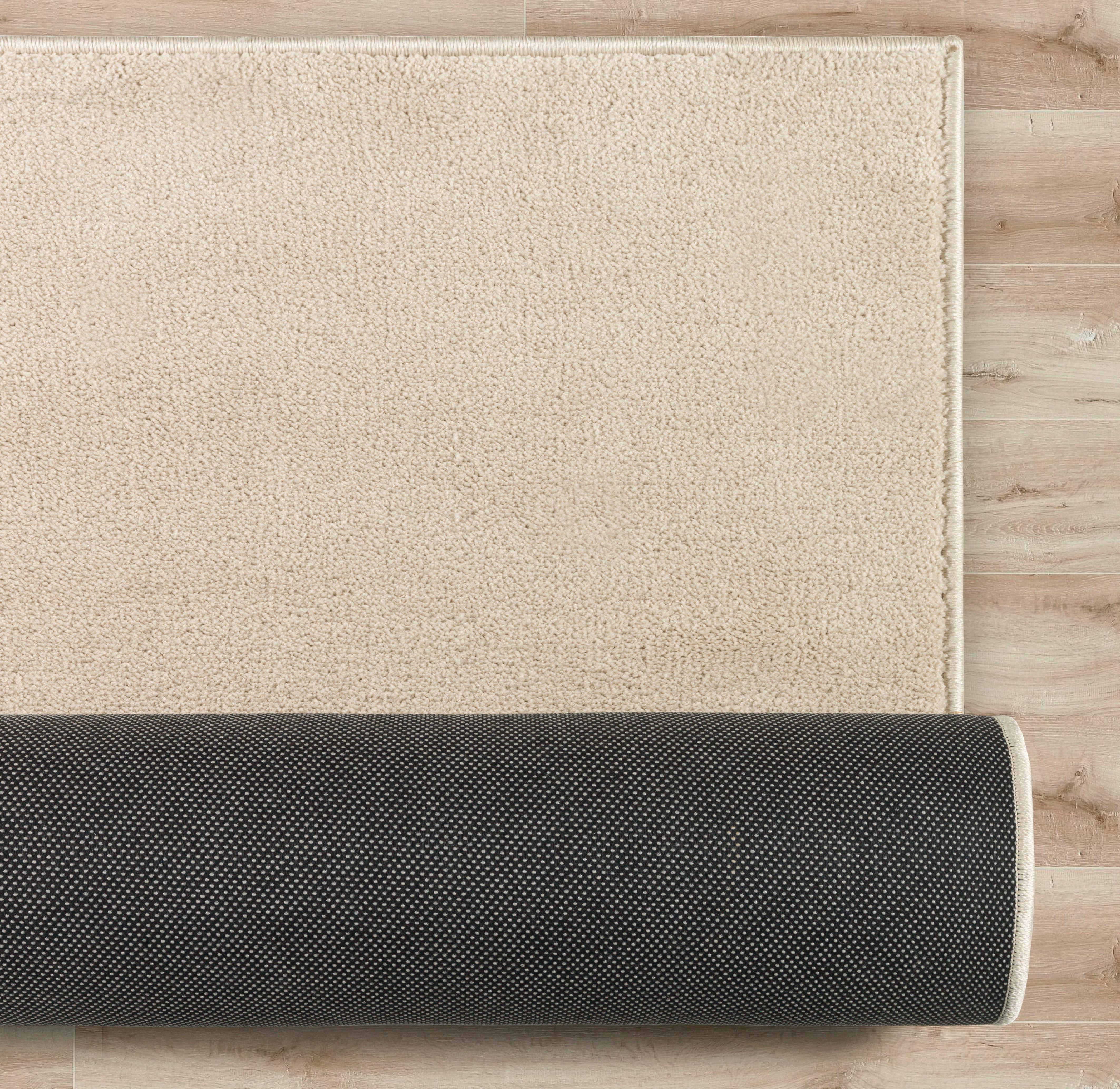 Webteppich Creme Klaus 80x150 cm - Creme, ROMANTIK / LANDHAUS, Textil (80/150cm) - James Wood