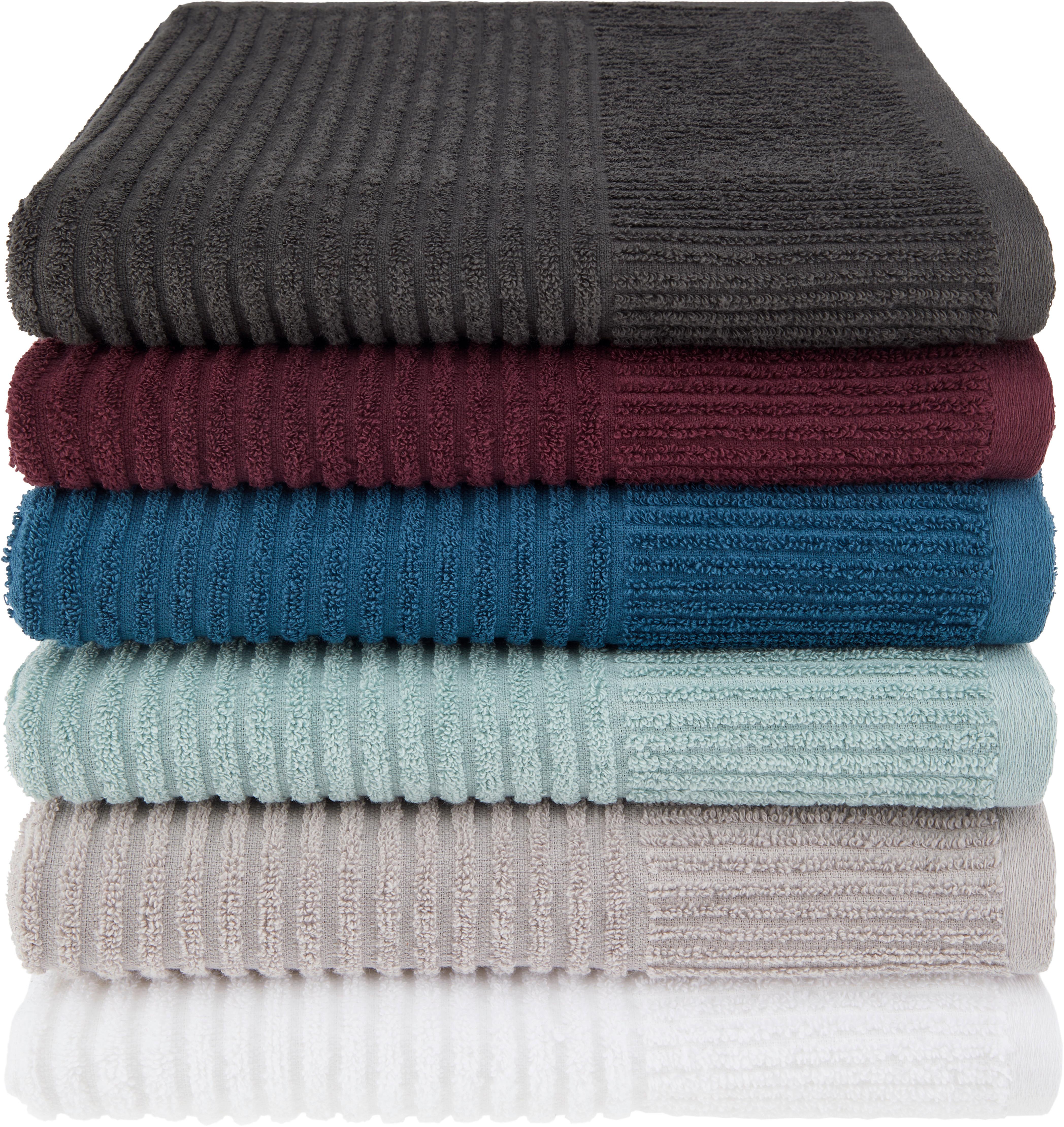 Kéztörlő Pia Kb. 50/90cm - fehér, Modern, textil (50/90cm) - Luca Bessoni