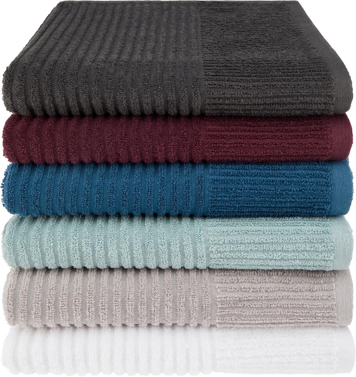 Kéztörlő Pia Kb. 50/90cm - fehér, Modern, textil (50/90cm) - Luca Bessoni