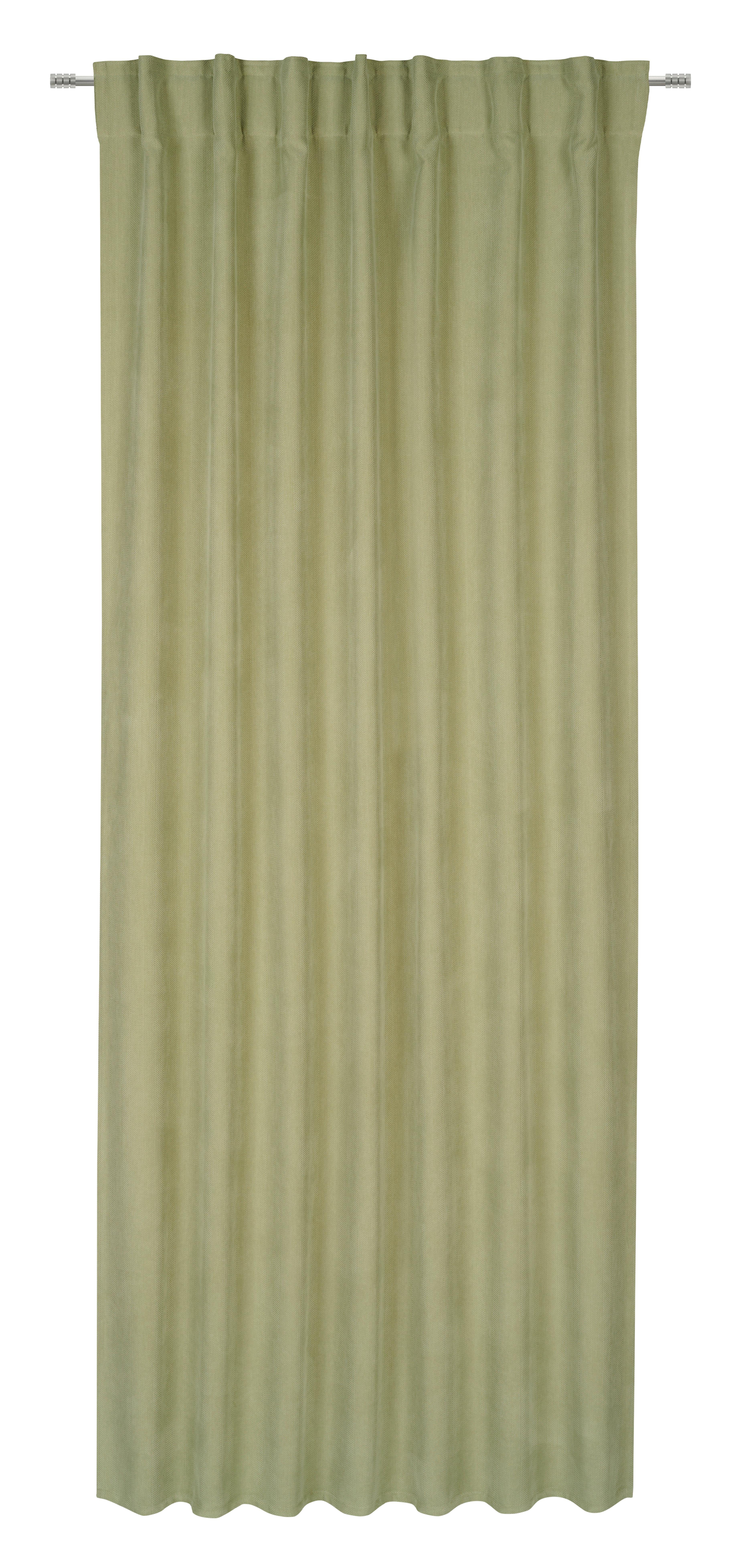 Hotový závěs Linus, 140/255cm, zelená - zelená, Design, textil (140/255cm) - Premium Living
