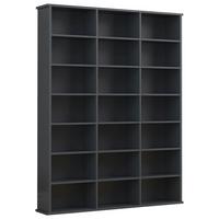 Regal Megosa Anthrazit - Anthrazit, Design, Holzwerkstoff (105/136/19cm) - MID.YOU