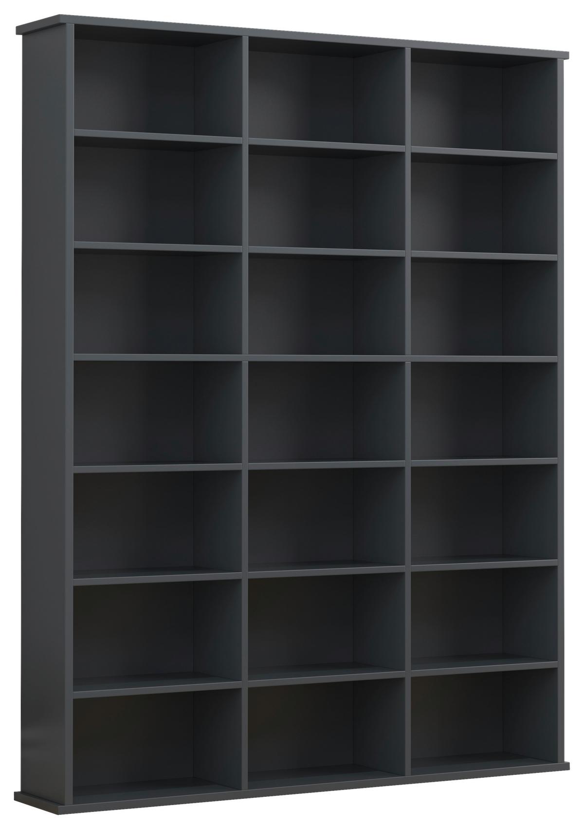 Regal Megosa Anthrazit - Anthrazit, Design, Holzwerkstoff (105/136/19cm) - MID.YOU