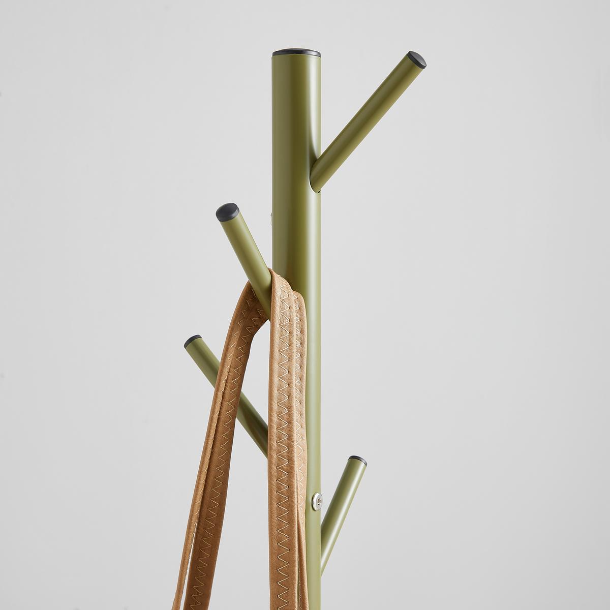 ŠATNÍ STOJAN NADJA -SB- - zelená, Moderní, kov (48/173cm) - Mömax