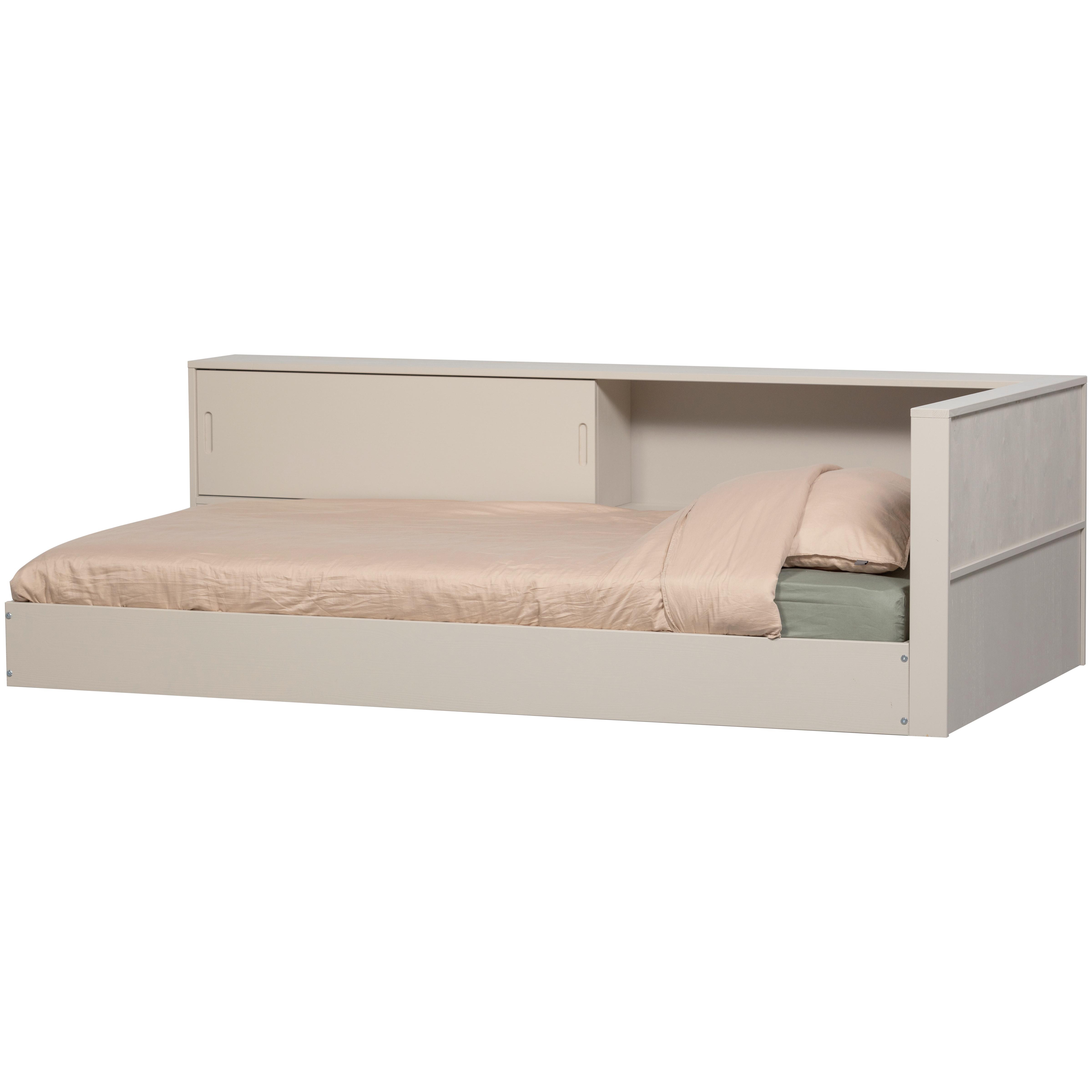 BODENBETT. Carter Grau 90x200cm - Grau, Basics, Holz (90/200cm) - MID.YOU