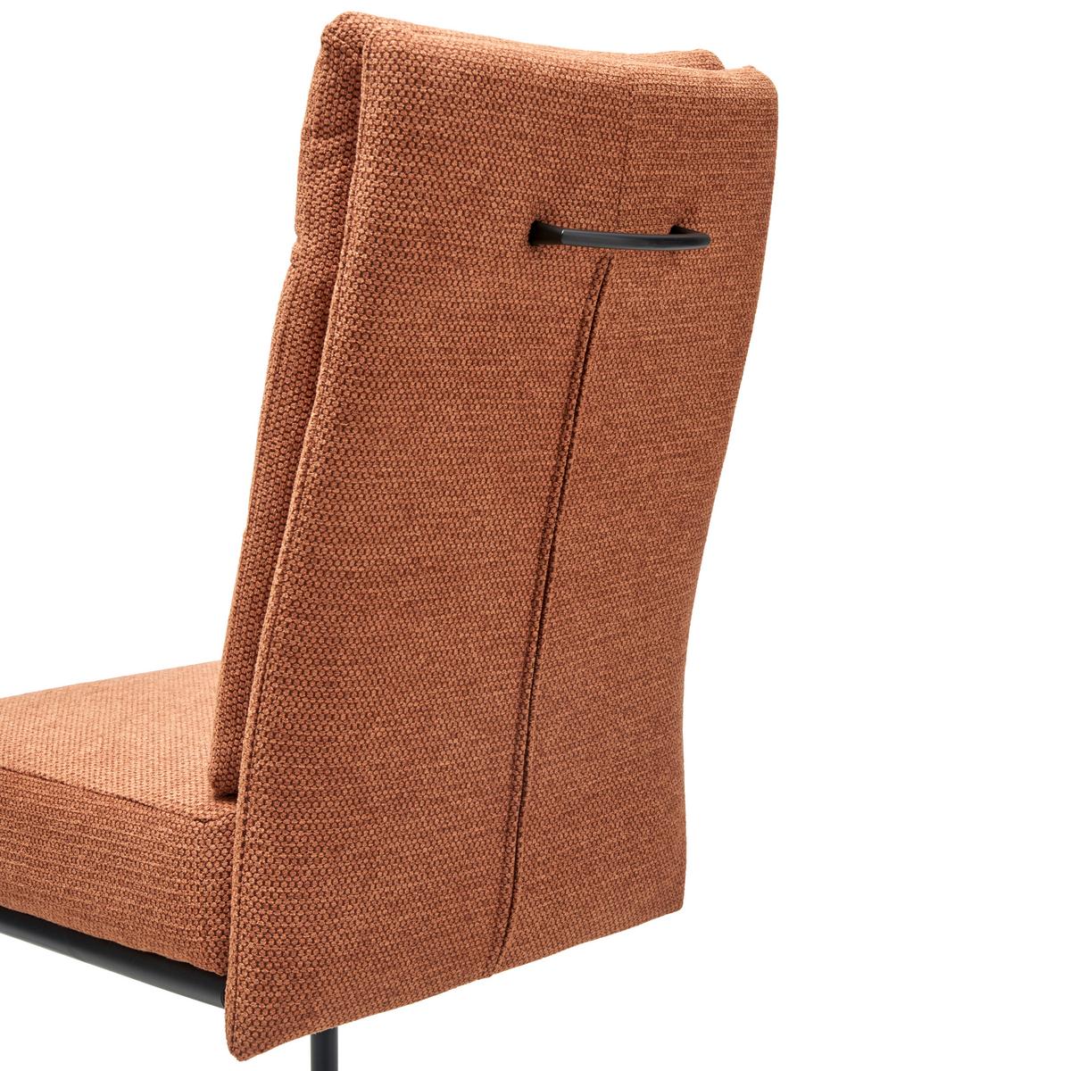 Schwingstuhl Hilal - Hellbraun/Schwarz, LIFESTYLE, Holz/Textil (45/94/62cm) - MID.YOU