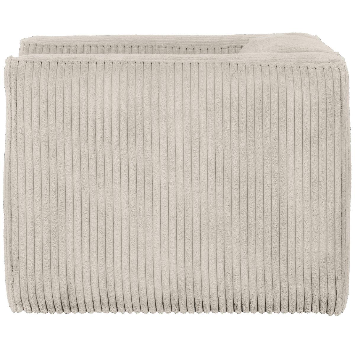 Sessel Bean Naturfarben B: 146cm - Schwarz/Naturfarben, Design, Textil (146/74/98cm) - Livetastic