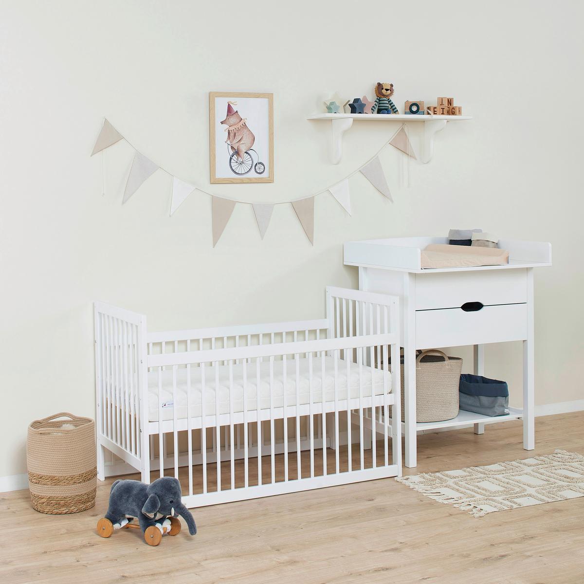 Wickelkommode Isabella Weiß, B: 79 Cm - Weiß, MODERN, Holz/Holzwerkstoff (79/103,5/68cm) - MID.YOU