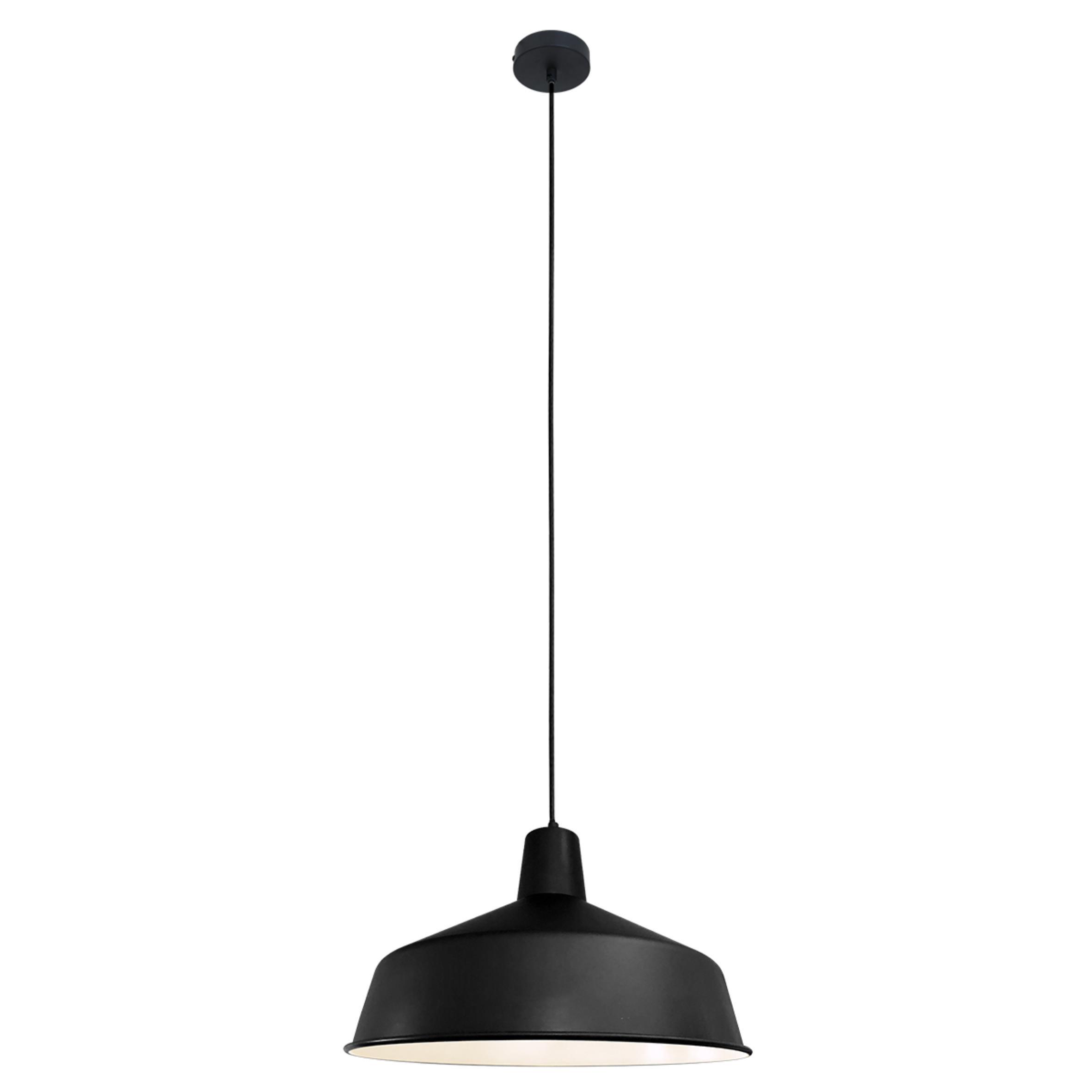 Pendelleuchte Blackmoon - Schwarz, Trend, Metall (40/35/40cm)