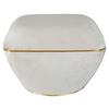 Hocker Contessa Goldfarben/Taupe D: 60 cm - Taupe/Goldfarben, Design, Textil (60/42,5cm) - Kayoom