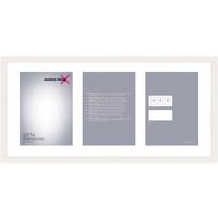 Rám na obrazy GITTA DUPLO - biela, Basics, drevo (25,2/52,2/3,6cm) - Mömax