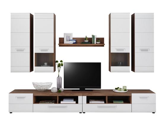 Wohnkombination Avensis 4 - Eichefarben/Schwarz, MODERN, Glas/Holzwerkstoff (298/206/50cm) - Luca Bessoni Wohnkombination Avensis 4 - Eichefarben/Schwarz, MODERN, Glas/Holzwerkstoff (298/206/50cm) - Luca Bessoni