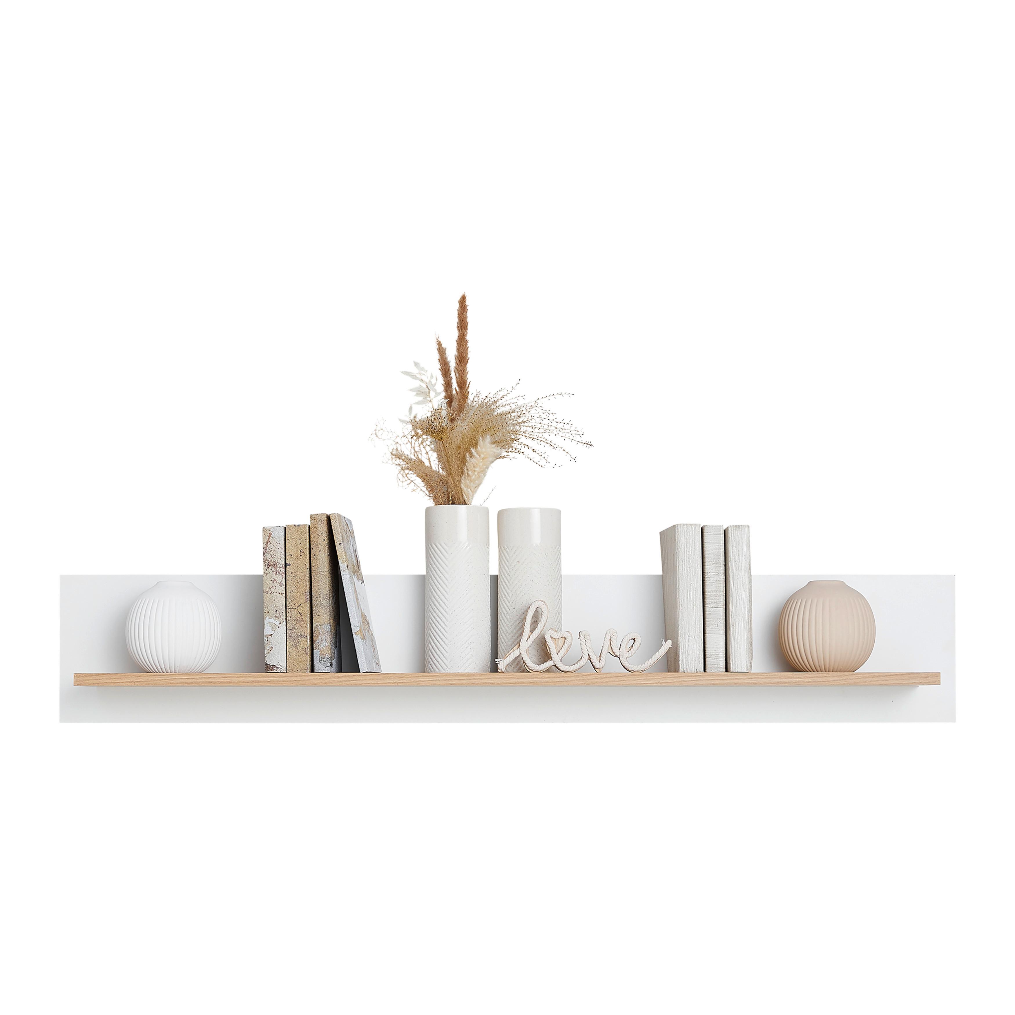 Wandboard Valencia B: 120 cm Artisan Eiche Dekor - MODERN, Holzwerkstoff (120/20/16,6cm)