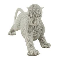 Skulptur Kunststoff, Silver - Basics, Kunststoff (32/11/9cm)