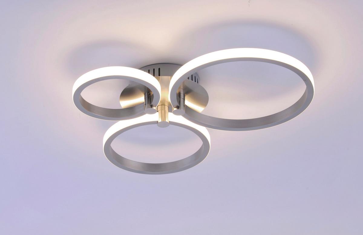 LED-Deckenleuchte 12110-55 Johanna *mb* - Silberfarben, Design, Metall (49/40/8,5cm)