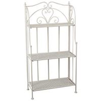Regal Eisen Nadim 1 B 59cm, Weiß - Weiß, MODERN, Metall (59/116/30cm)