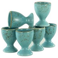 Eierbecherset 33024 Nature Collection - Türkis, Trend, Keramik (5,5cm) - Creatable