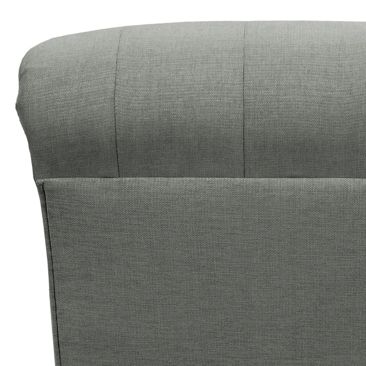 Relaxliege Sofia Grau B: 67 cm - Schwarz/Grau, Design, Textil (67/90/159cm) - P & B