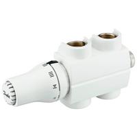 Thermostat für Handtuchheizkörper Ba200 - Weiß, Metall (23/9/6cm)