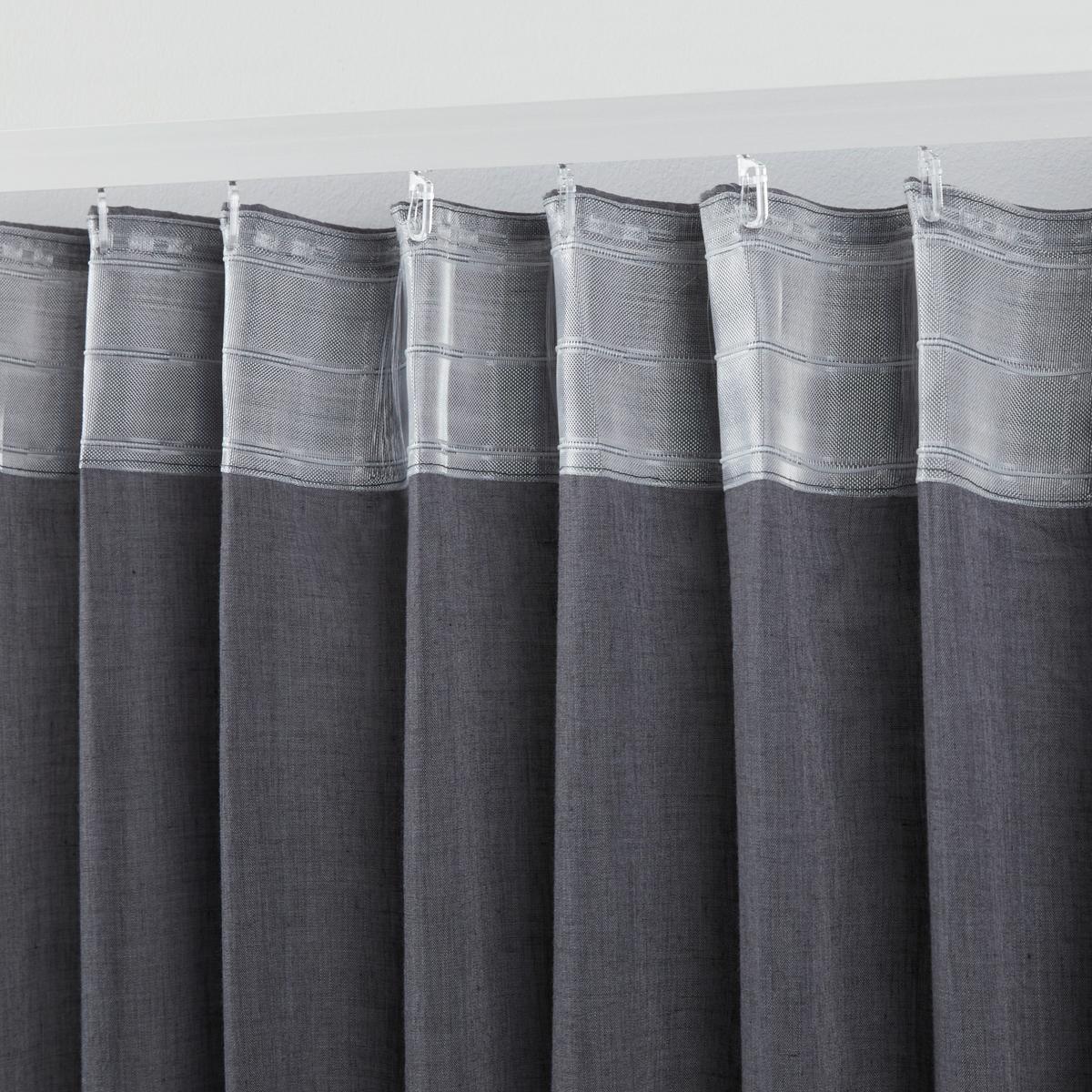 HOTOVÝ ZÁVES Ramona, 135/245cm, antracit - antracitová, Modern, textil (135/245cm) - Modern Living