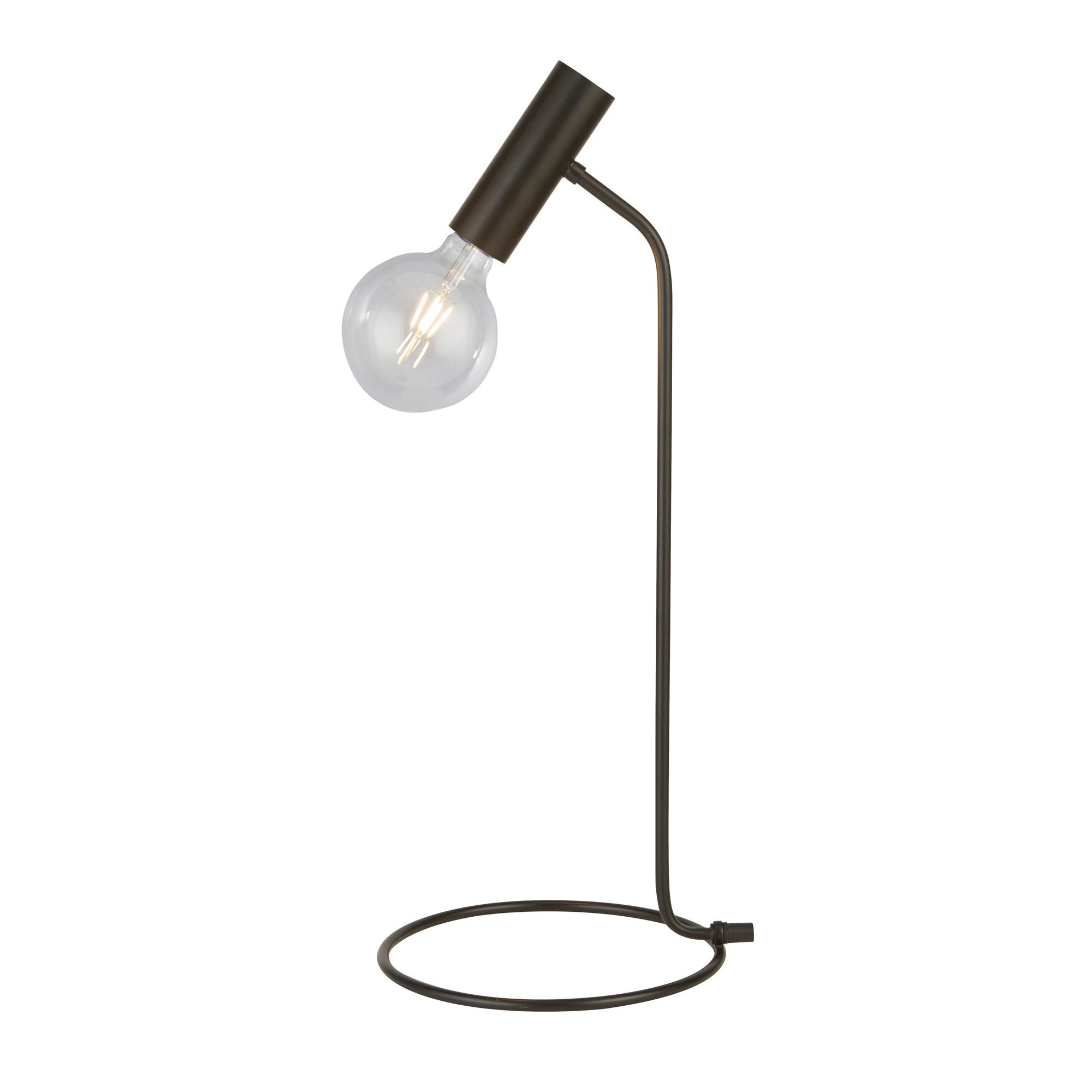 Tischleuchte Eu35721-1bk - Schwarz, Basics, Metall (23/57cm)