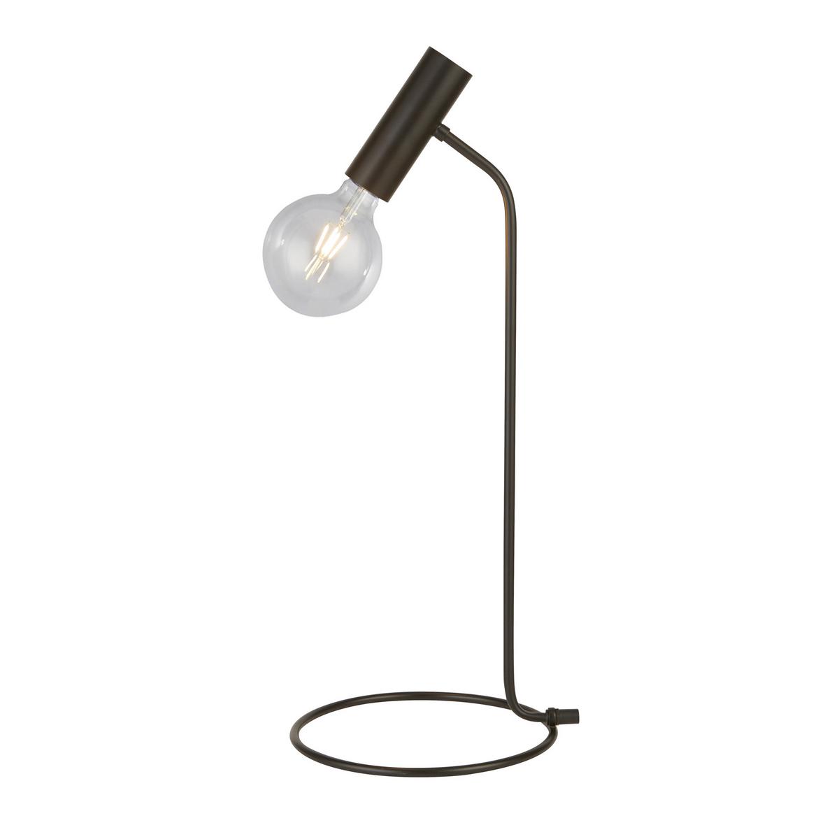 Tischleuchte Eu35721-1bk - Schwarz, Basics, Metall (23/57cm)