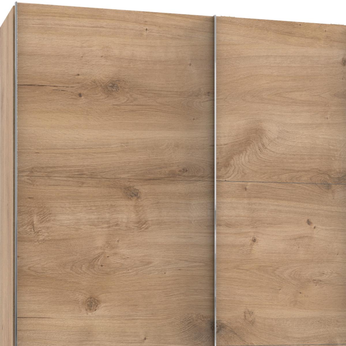 Schwebetürenschrank Mit Laden 350cm Level 36a, Eiche - Eichefarben, Basics, Holzwerkstoff (350,00/216,00/65,00cm) - MID.YOU
