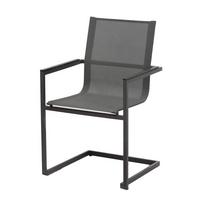 GARTENSTUHL SOPHIA - Anthrazit/Grau, Basics, Kunststoff/Metall (50/56/90cm) - Gardenson