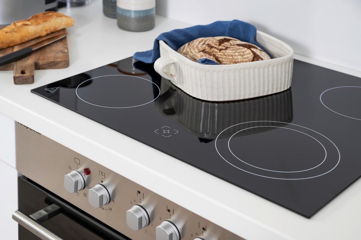 Eckküche mit Geräten 260x200 cm Schwarz/Weiß - Schwarz/Weiß, KONVENTIONELL, Holzwerkstoff (260/200cm) - Respekta