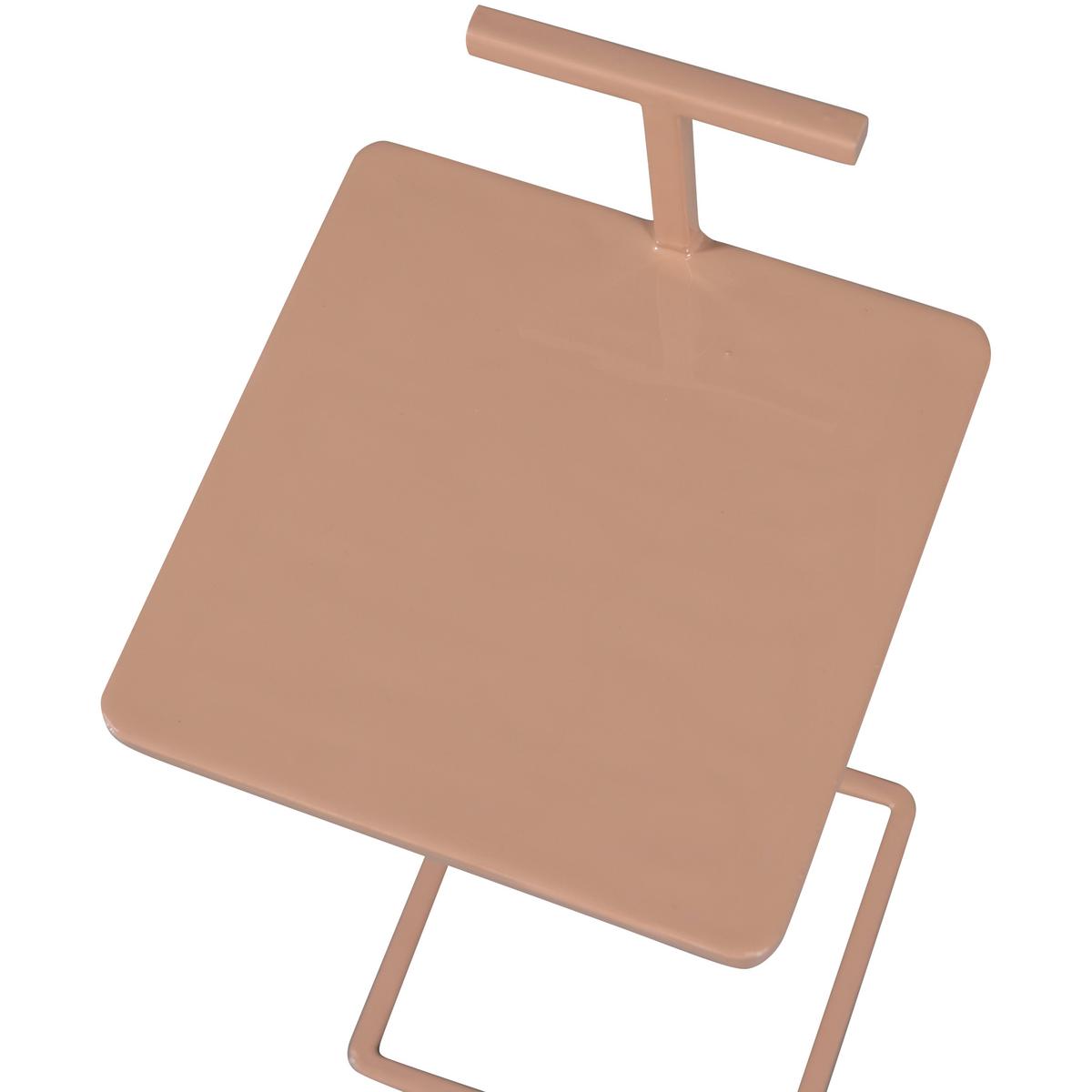 Beistelltisch Toste Altrosa B: 22 cm - Altrosa, Design, Metall (22/22/64cm) - Livetastic