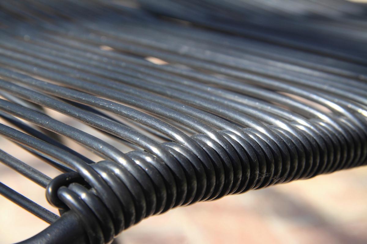 Gartensessel-Set 6-Tlg. Stapelbar Alpha Rope Aluminium - Anthrazit/Schwarz, Basics, Kunststoff/Metall (55/57/83cm) - Acamp