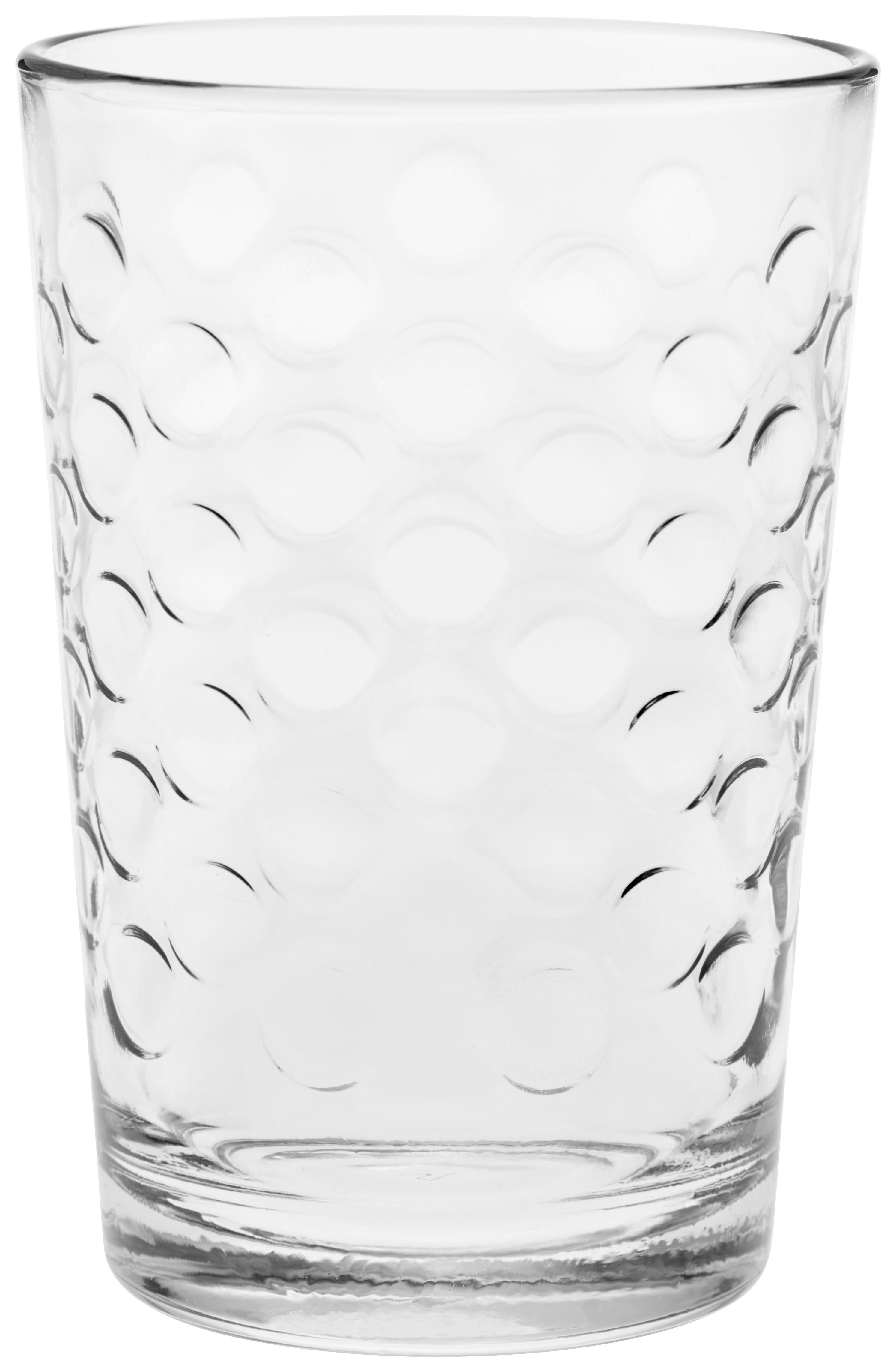 Trinkglas Marcella 6er-Set, je ca. 205 ml - Transparent, KONVENTIONELL, Glas (6,8/9,9cm) - Luca Bessoni