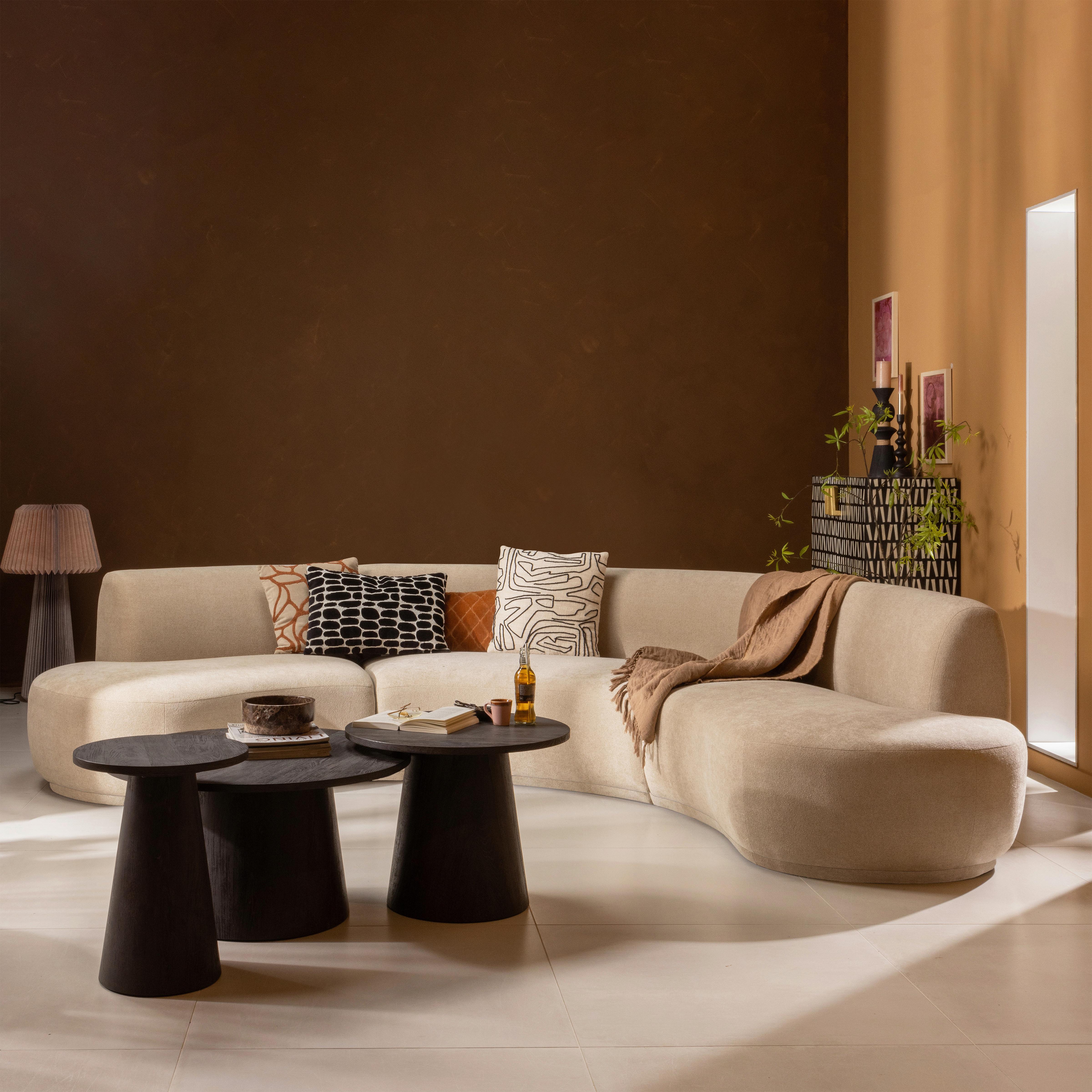 Couchtisch Vito Dunkelbraun D: 80 cm - Dunkelbraun, Design, Holzwerkstoff (80/80/40cm) - Livetastic