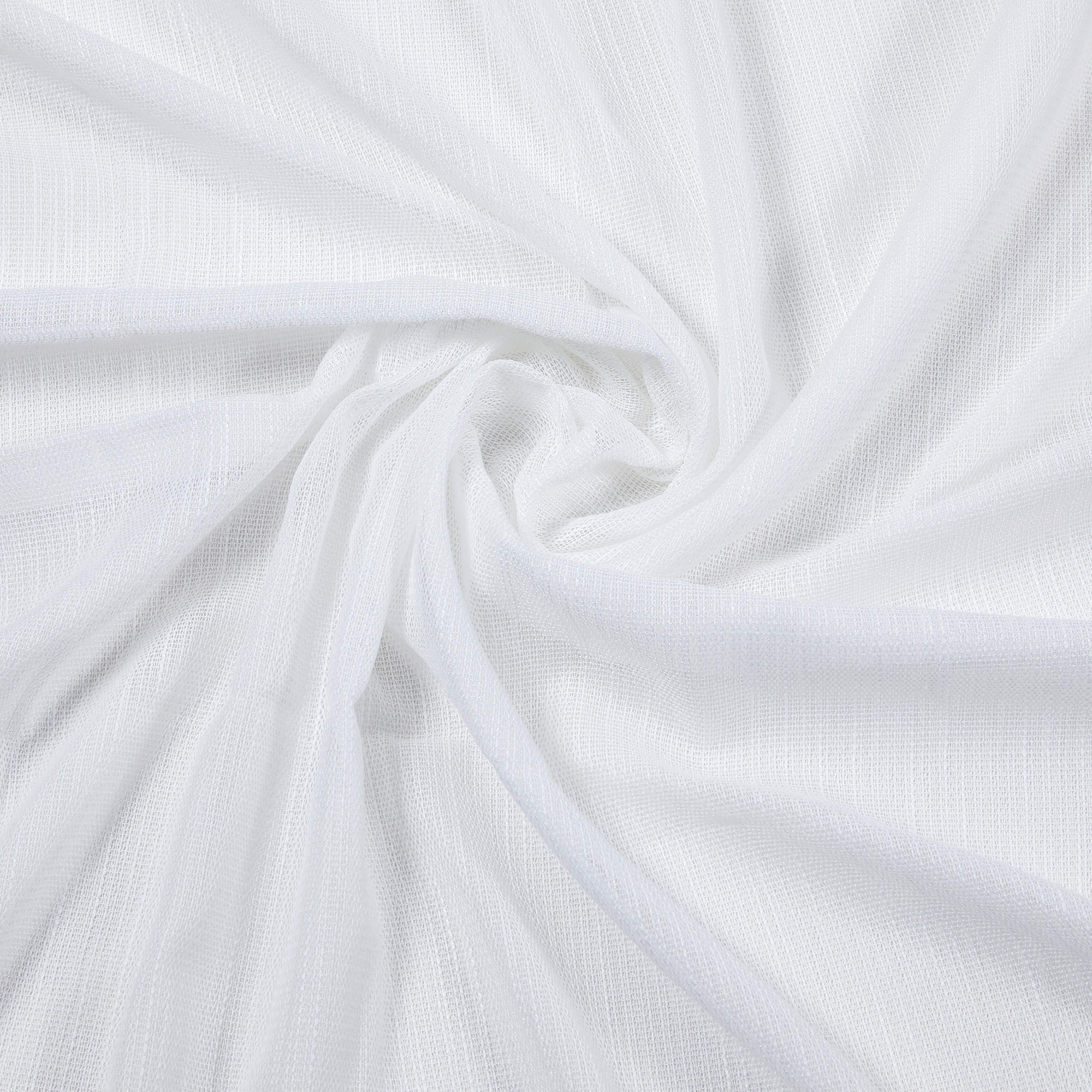 HOTOVÝ ZÁVES Eva, 140/255cm, biela - biela, Romantik / Landhaus, textil (140/255cm) - Premium Living