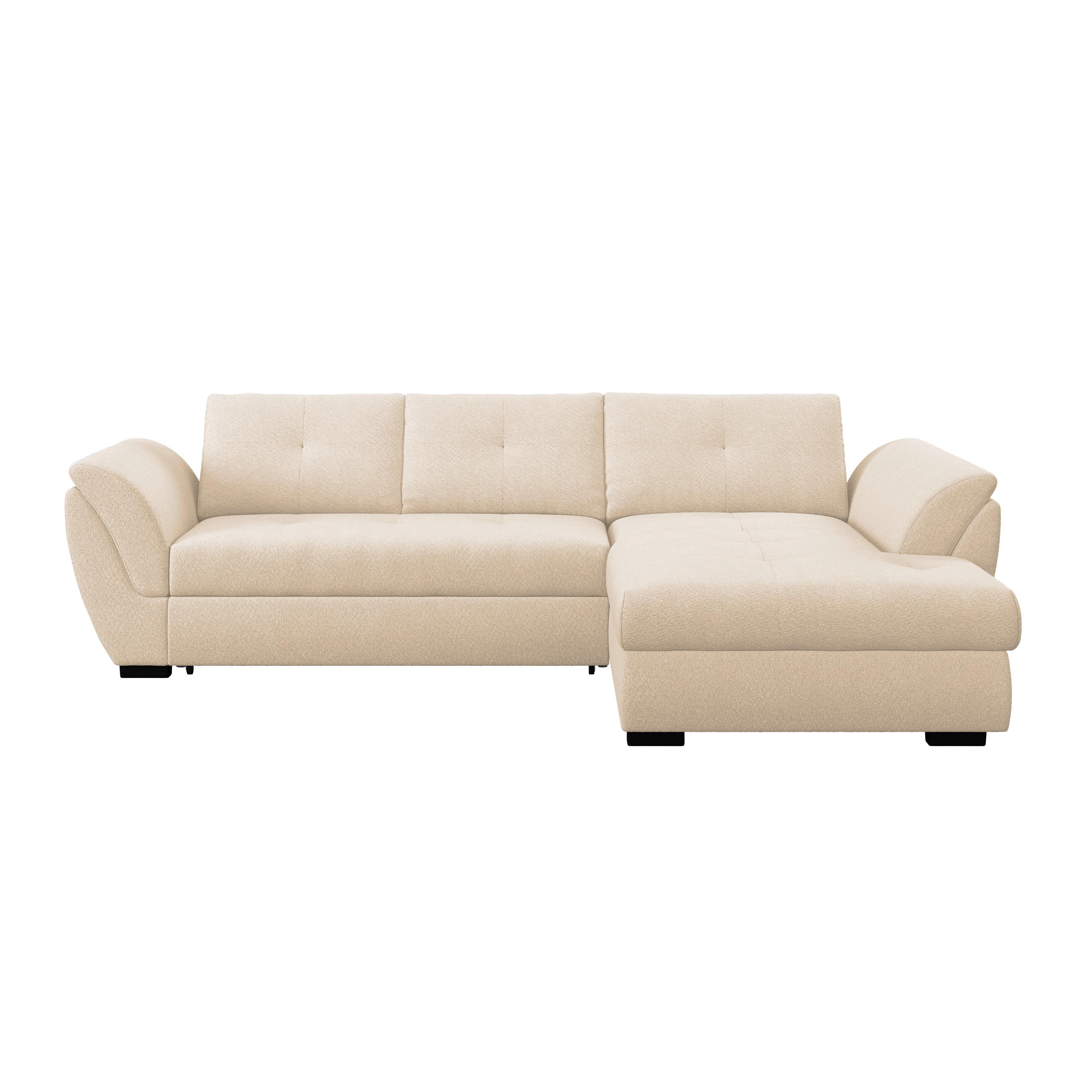 Ecksofa Berisso New Beige, 278x187 cm