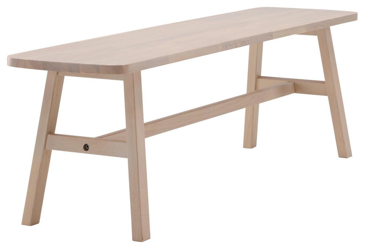 Sitzbank Hälsö - Weiß, Design, Holz (140/45/35cm) - Livetastic