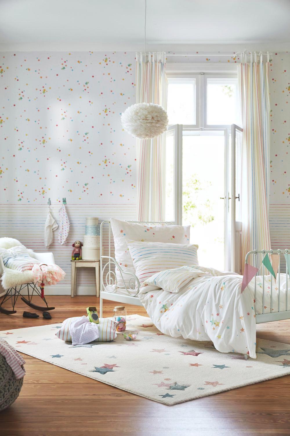 Kinderteppich Jonne - Hellrosa/Weiß, Trend, Textil (160/225cm) - Esprit