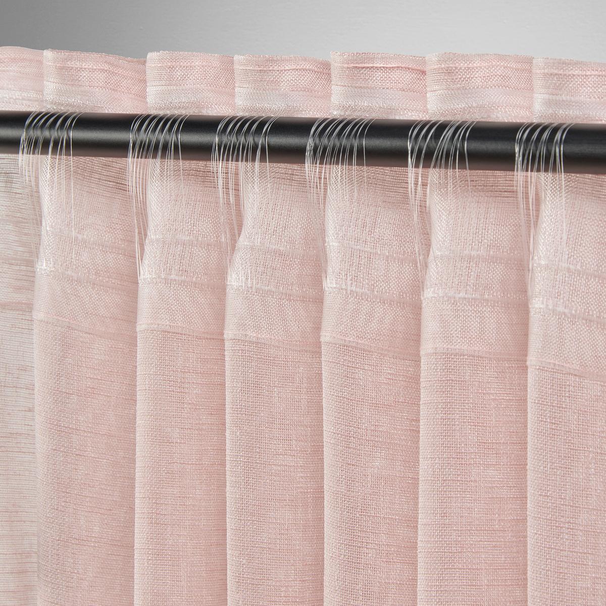 HOTOVÝ ZÁVĚS Sigrid, 140/245 cm - růžová, Romantický / Rustikální, textil (140/245cm) - Premium Living