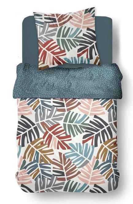 POSTEĽNÁ BIELIZEŇ Sunschine, 70X90/140X200cm - modrá, Modern, textil (140/200cm)