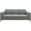 3-Sitzer-Sofa Looks Vii - Silberfarben/Schwarz, Design, Textil (210/82/90cm) - LOOKS by W.Joop