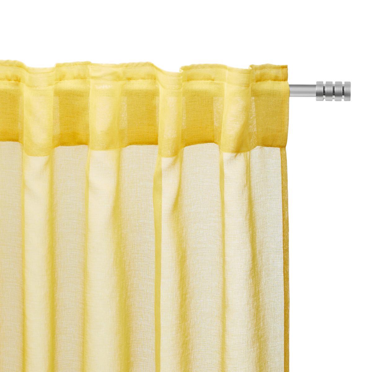 HOTOVÝ ZÁVĚS Tosca, 2x140/245cm, žlutá - žlutá, textil (140/245cm) - Modern Living
