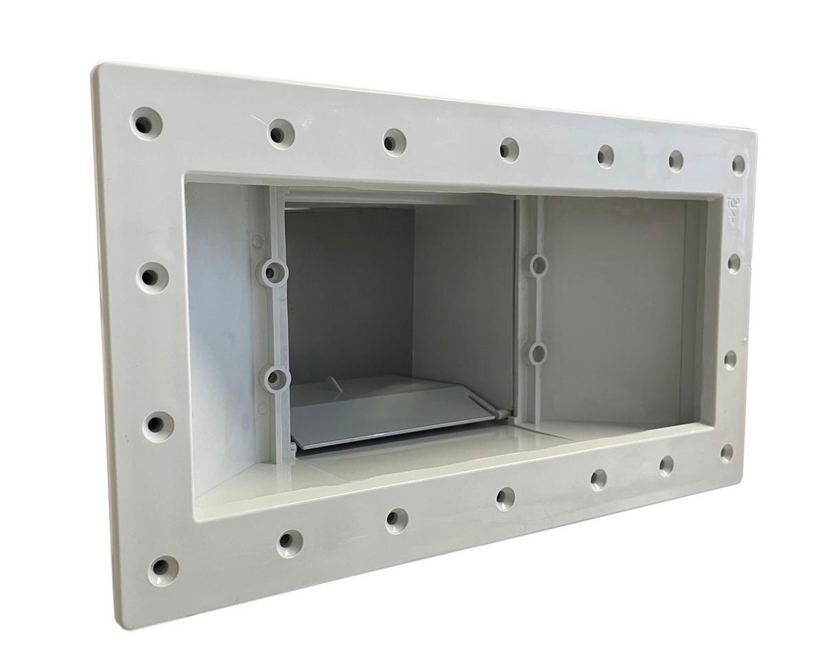 POOL-SET STAHLWANDPOOL WHITE-DESIGN - Weiß/Grau, Basics (610/360/132cm)