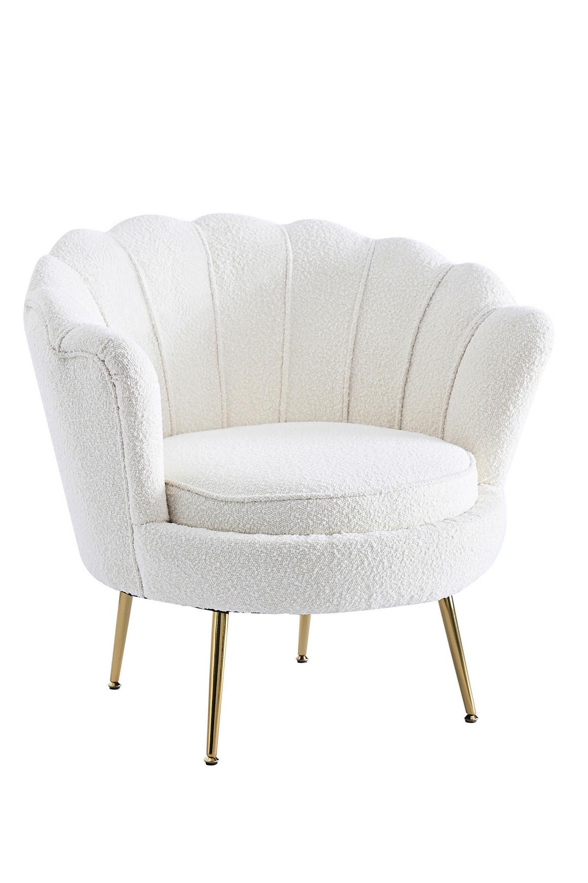 Sessel Beige B: 76 Cm - Beige/Goldfarben, MODERN, Textil (76/78/76cm) - Livetastic