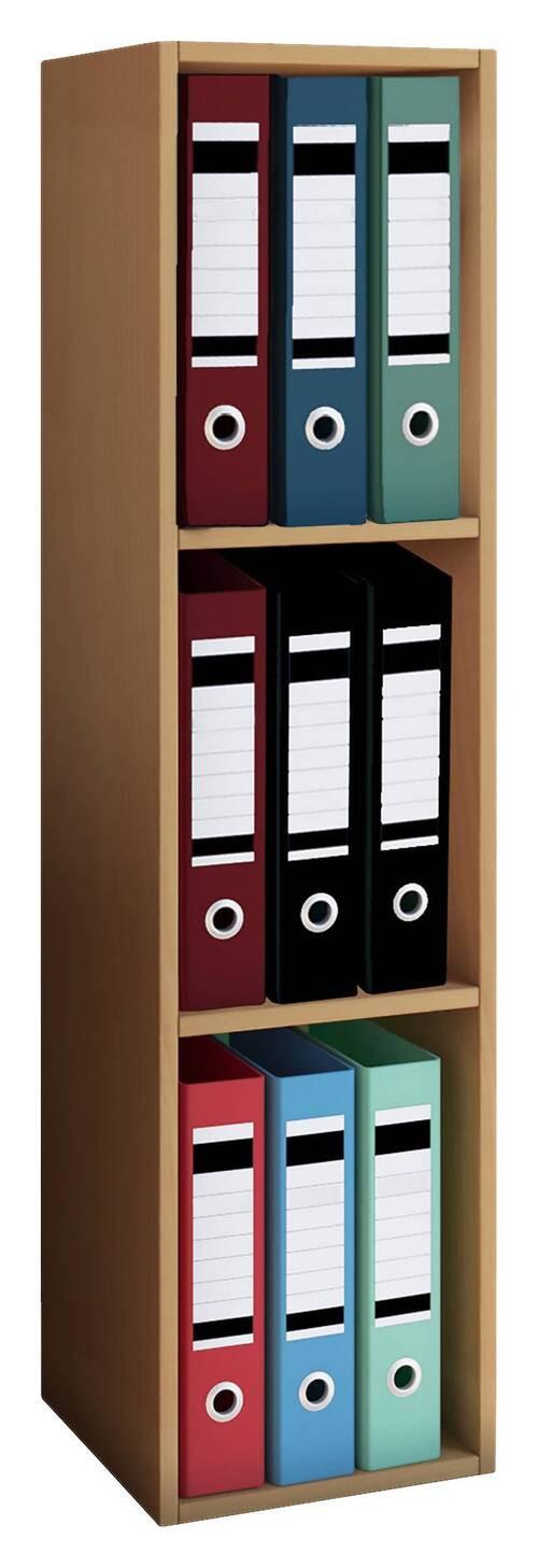 Aktenregal Offas Buche Dekor B 34 cm - Buchefarben, Design, Holzwerkstoff (34/115/29cm) - MID.YOU