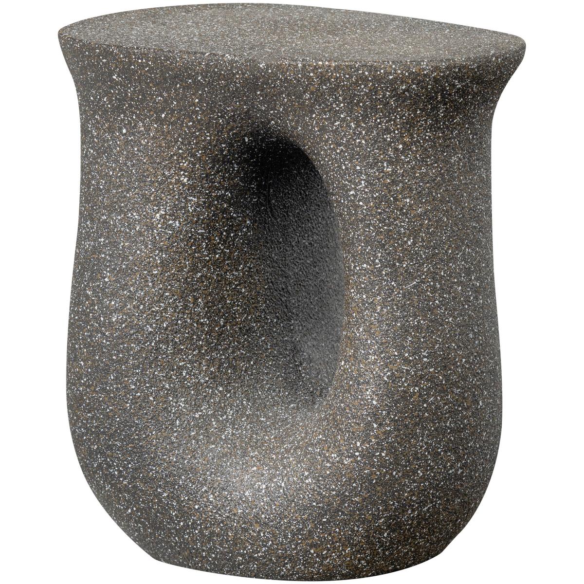 Beistelltisch Moson Schwarz B: 42 cm - Schwarz, Design, Keramik/Metall (42/33/45cm) - Livetastic