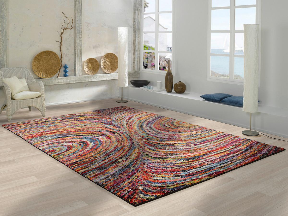 Webteppich Color Face Multicolor 140x200 cm - Multicolor, Trend, Textil (140/200cm) - Novel