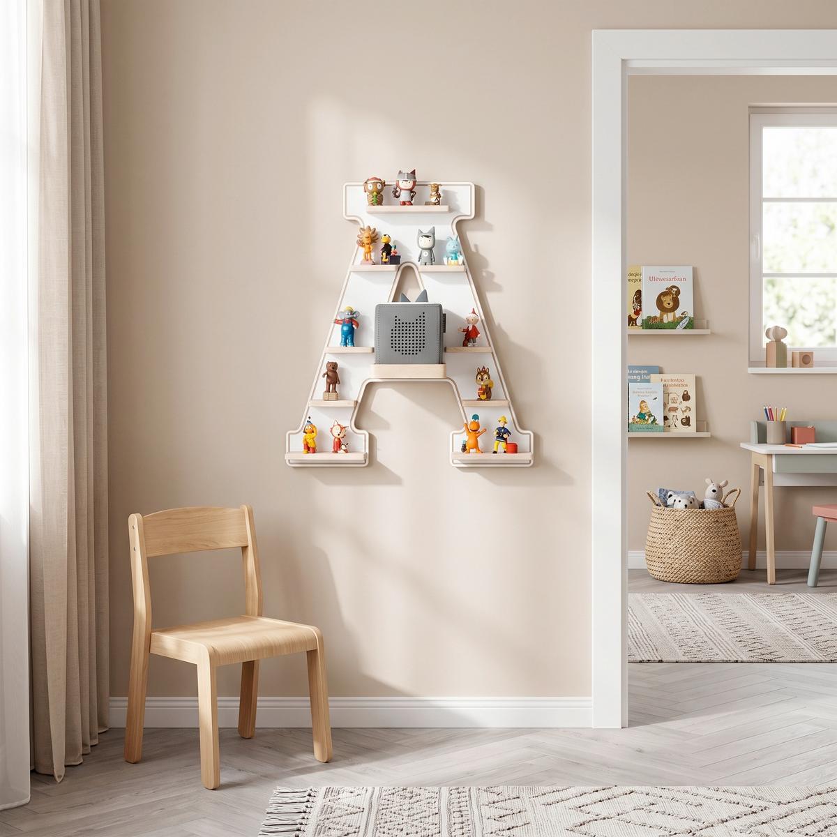 Kinderregal Boarti Weiß B: 49 cm - Weiß, MODERN, Holzwerkstoff (49/54/19cm) - Livetastic