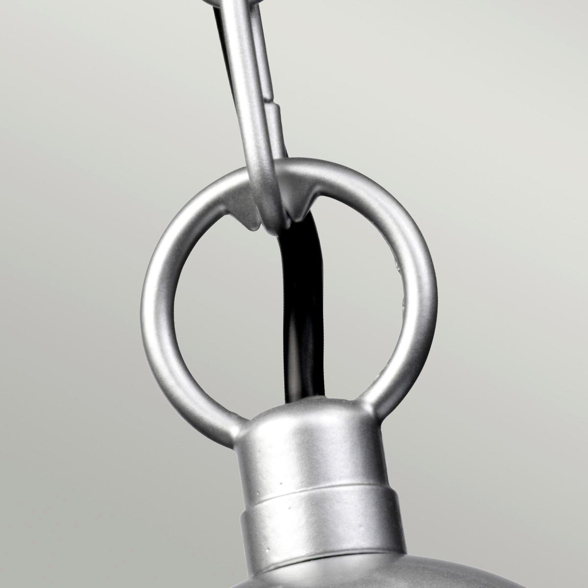 Außenhängeleuchte Klampenborg8 - Silberfarben, KONVENTIONELL, Glas/Metall (27.5/26cm) - Elstead Lighting