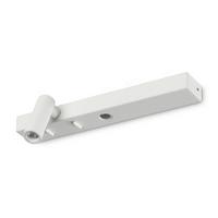 LED-Wandleuchte Bianco Weiß B: 6 cm - Weiß, Basics, Metall (22/6/6,5cm) - Ideal Lux